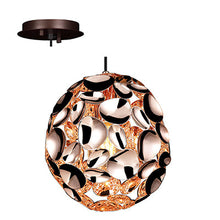 Load image into Gallery viewer, Oval Shaped 60W Caged Steel Pendant
