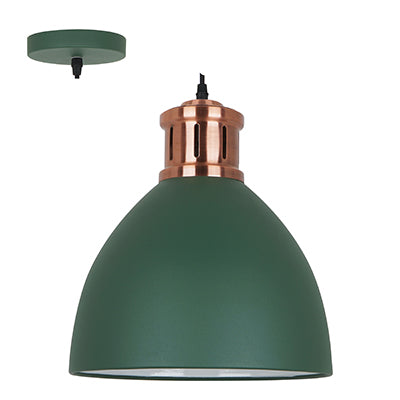 Small Dome Shaped 40W Metal Pendant