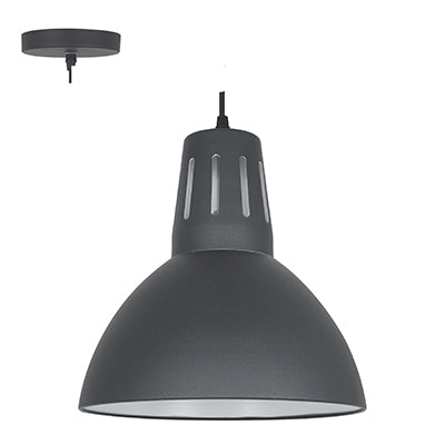 Dome Shaped 40W Metal Pendant