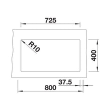 Load image into Gallery viewer, BLANCO SubLine 350/350-U Silgranit Double Bowl Undermount Sink - White
