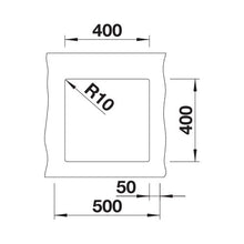 Load image into Gallery viewer, BLANCO SubLine 400-U Silgranit Single Bowl Undermount Sink - White
